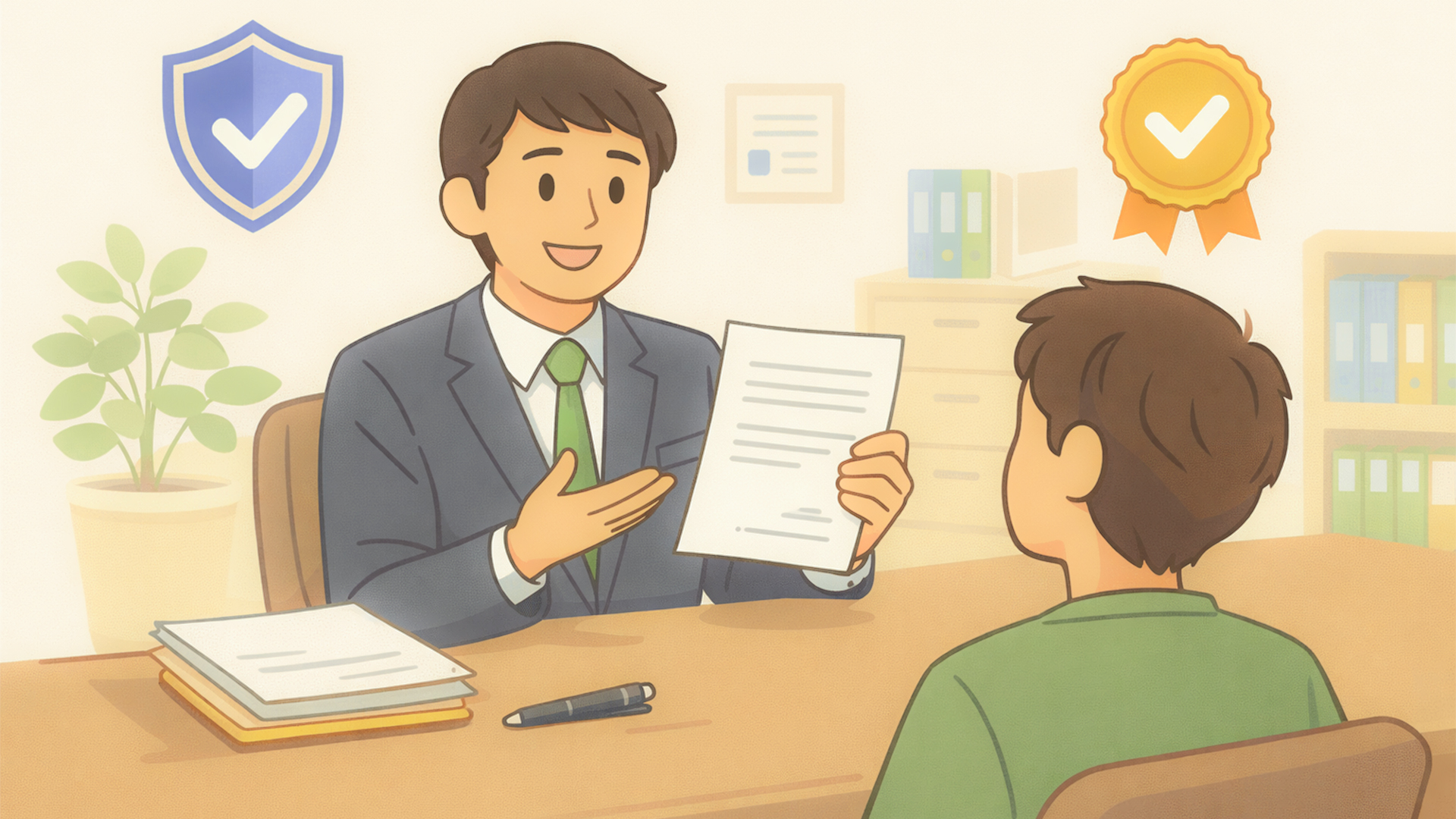 結論：「営業所なし」では申請できない。ただし自宅はOK