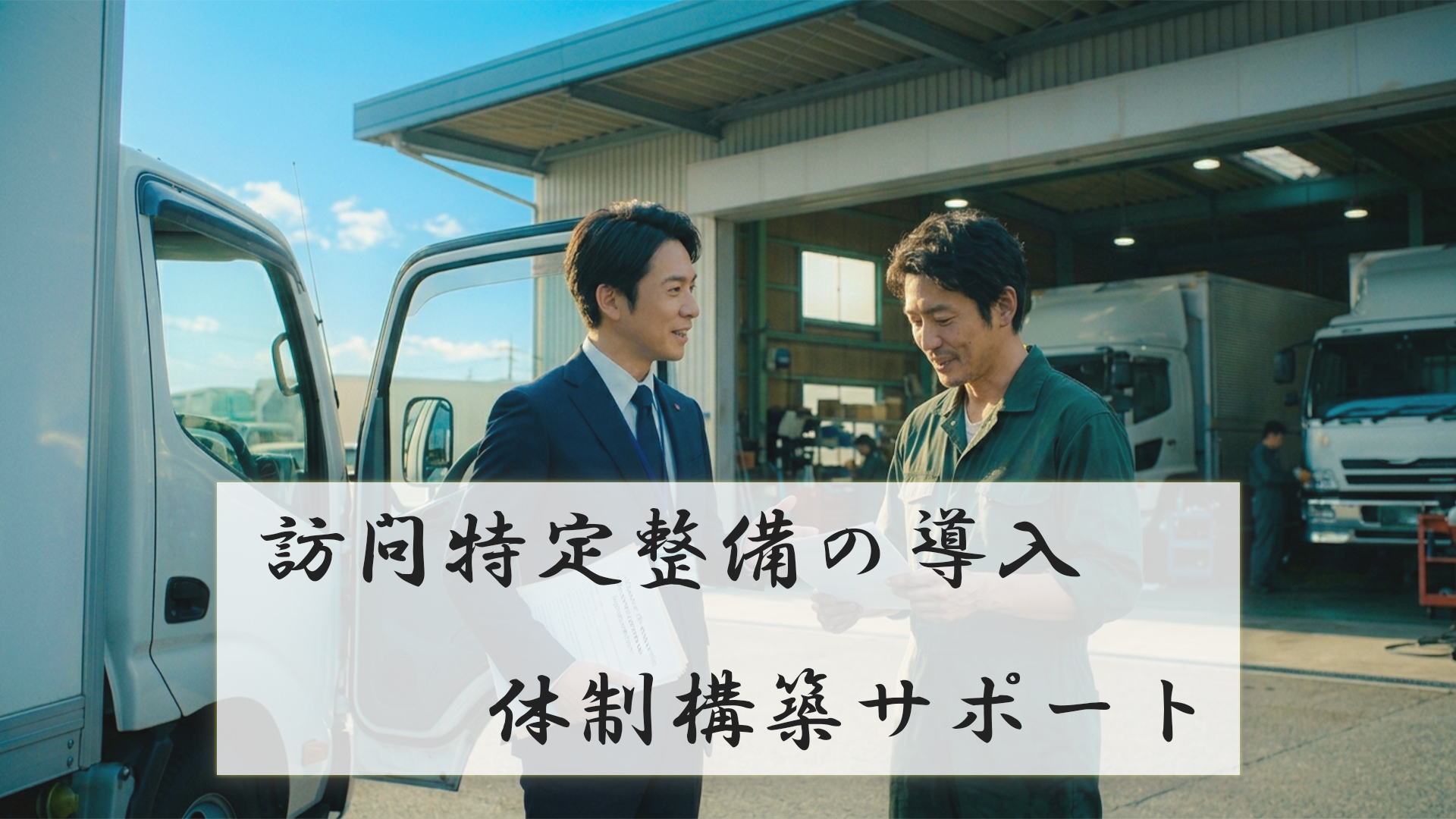 訪問特定整備の導入・申請等体制構築サポート｜行政書士e-LOOP法務事務所