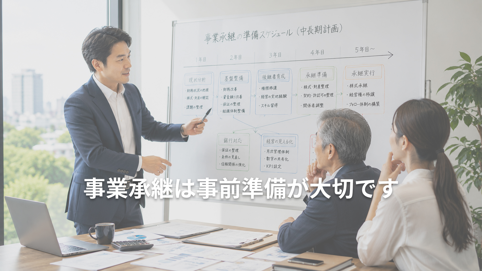 事業承継で本当に重要なのは「事前準備」