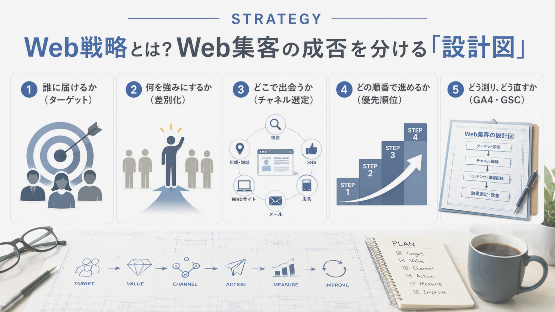 Web戦略とは-Web集客の成否を分ける設計図