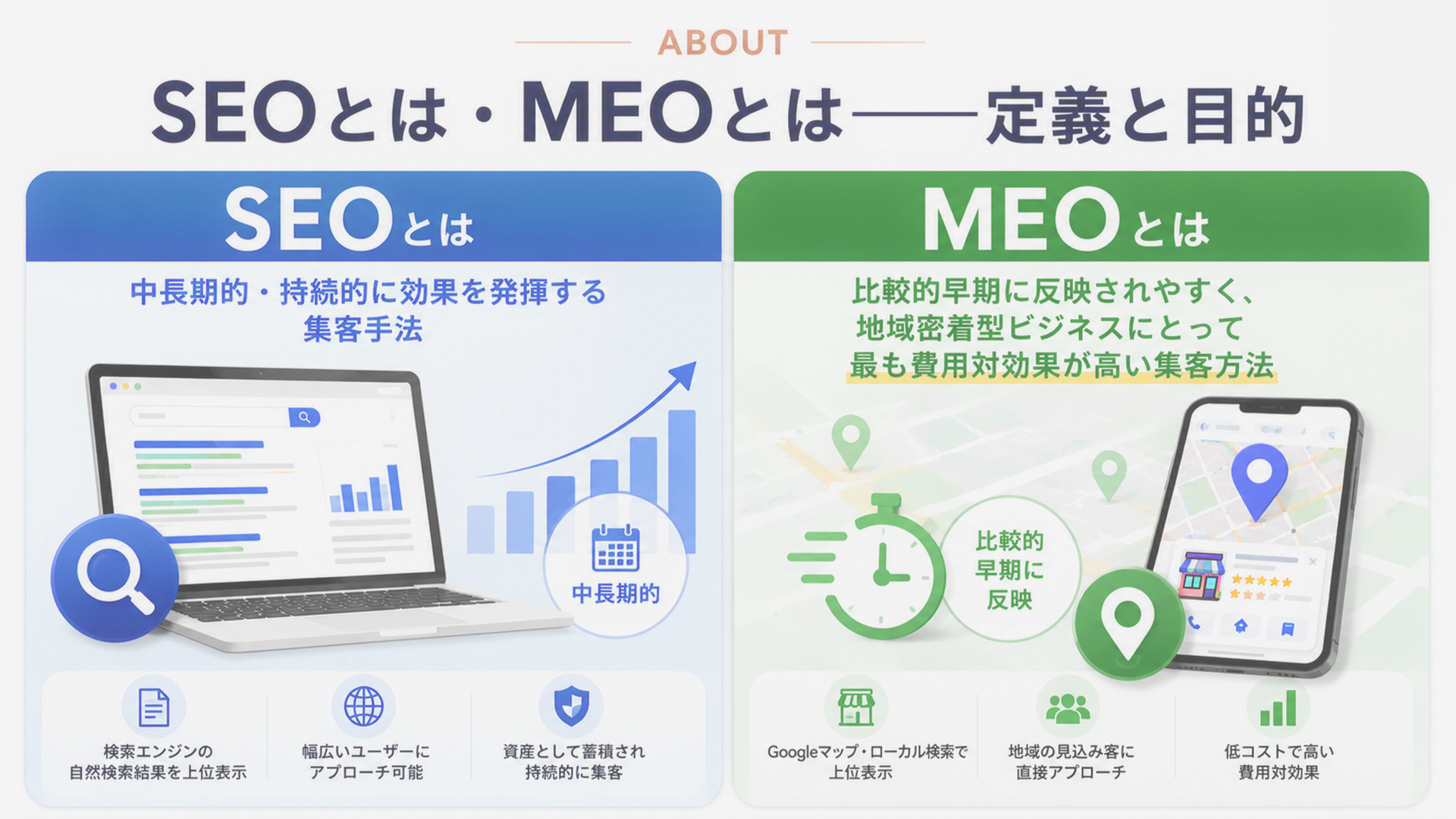 SEOとは・MEOとは——定義と目的