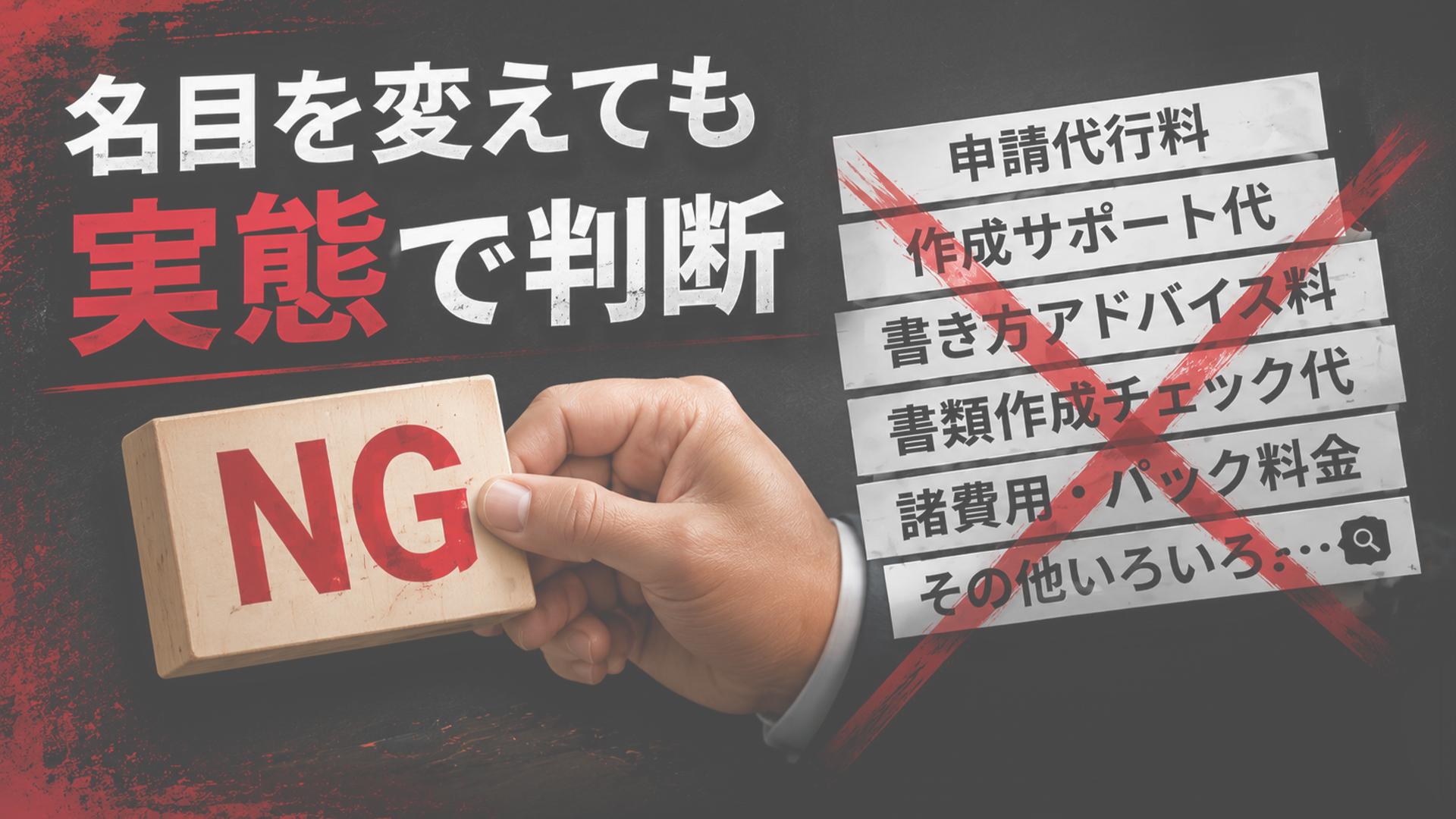 名目を変えても実態で判断される