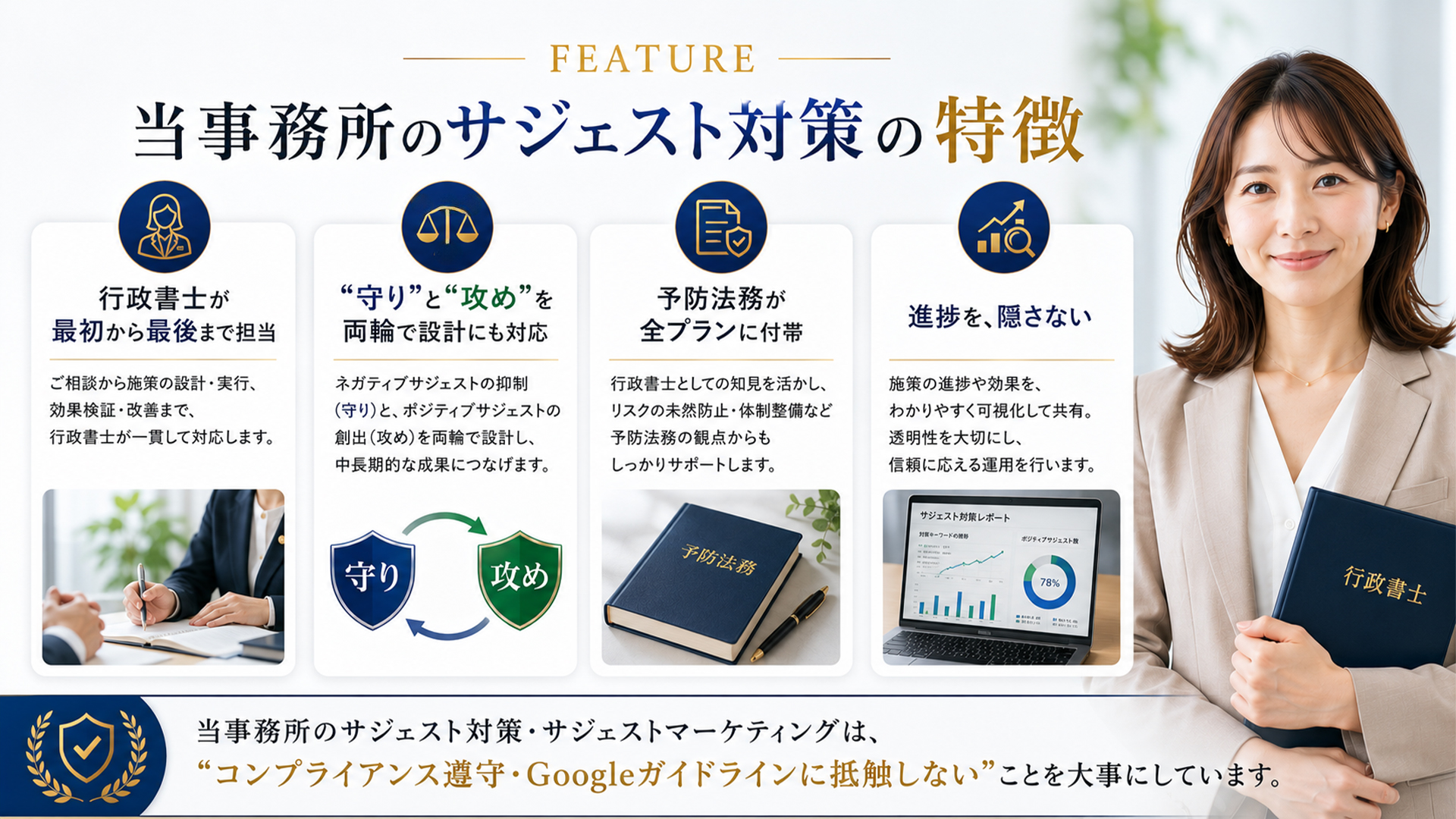 当事務所のサジェスト対策の特
