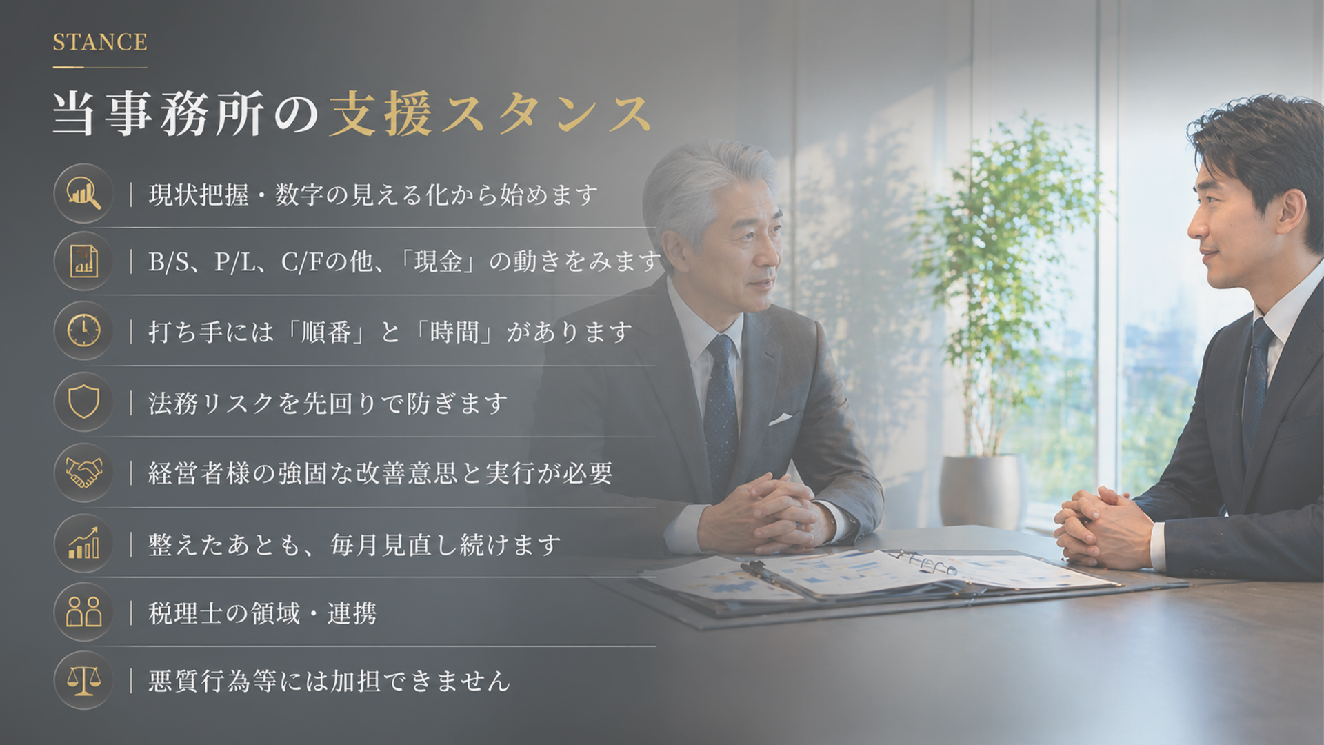 当事務所の支援スタンス