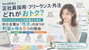 Web担当者は雇用契約・フリーランス・外注のどれがよい？｜中小企業の費用と判断基準