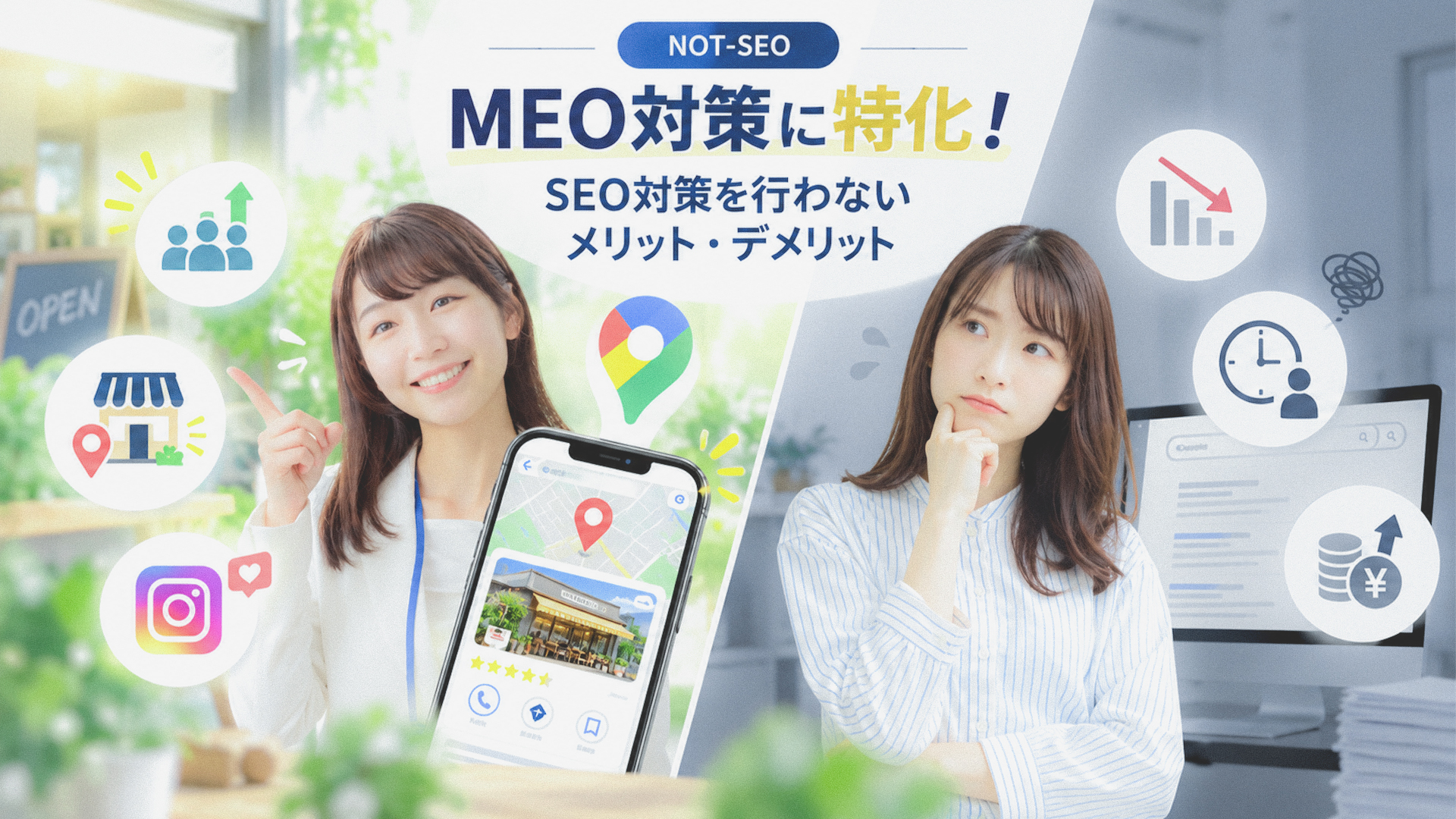 MEO対策に特化！SEO対策を行わないメリット・デメリット