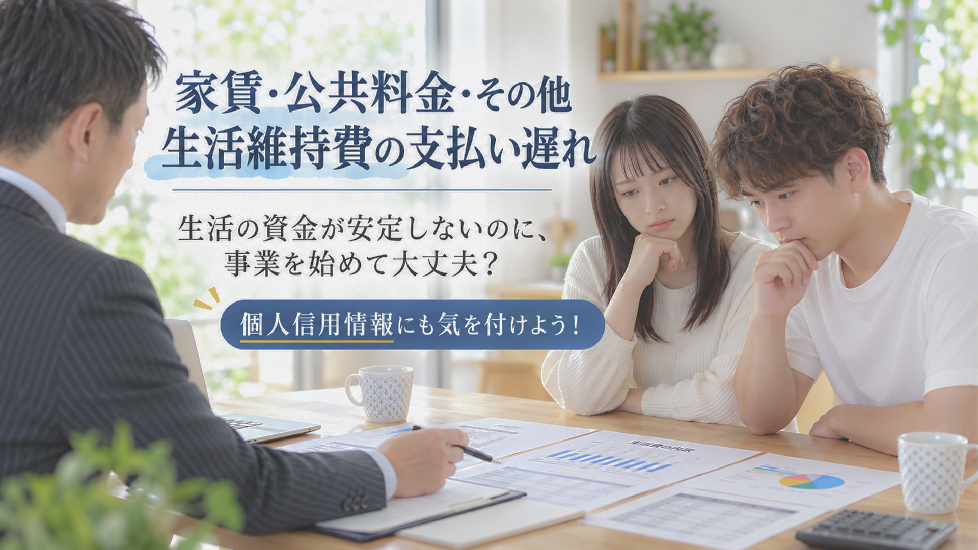 家賃・公共料金・その他生活維持費の支払い遅れ